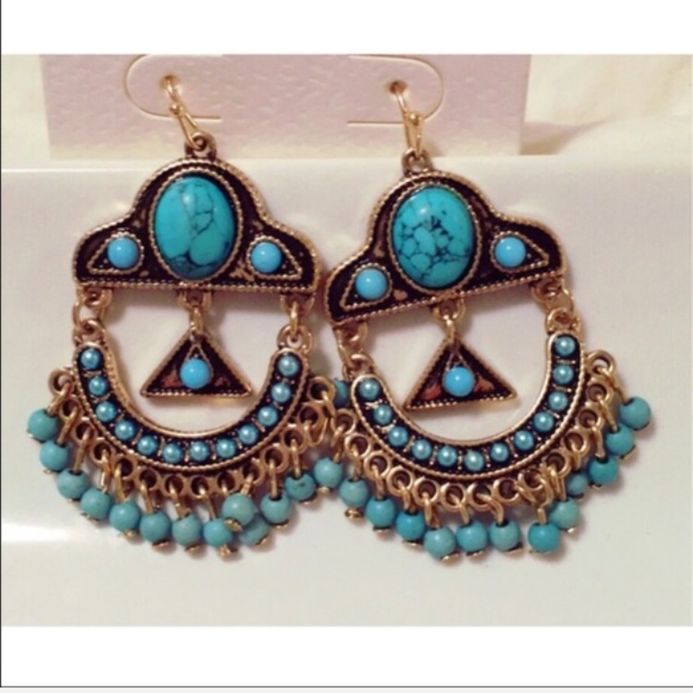 Turquoise Drop Earrings